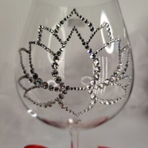 Luxury Wine Glass with High-Quality Crystals