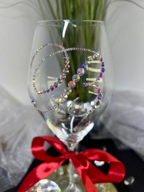 Exclusive wine glass with initial "B" - Image 3
